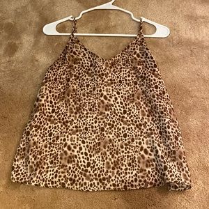 Animal print tank